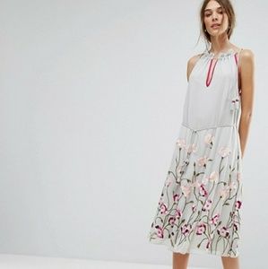 Miss Selfridge Embroidered Trapeze Dress